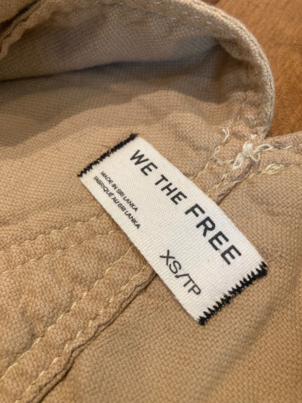 Free People 100% cotton tan romper - Picture 4 of 12